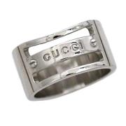 Gucci Vintage Pre-owned Silver ringar Gray, Herr