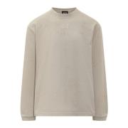 44 Label Group Mjuk och bekväm sweatshirt Beige, Herr