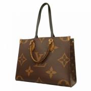 Louis Vuitton Vintage Pre-owned Tyg totevskor Brown, Dam