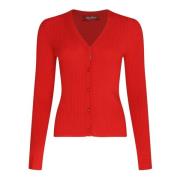 Max Mara Studio Röd Cardigan Tröja Red, Dam