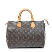 Louis Vuitton Vintage Pre-owned Canvas handvskor Brown, Dam