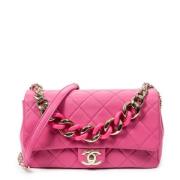 Chanel Vintage Pre-owned Laeder chanel-vskor Pink, Dam