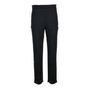 Max Mara Studio Elegant Stretch Byxor Black, Dam