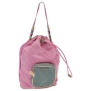 Prada Vintage Pre-owned Nylon prada-vskor Pink, Dam