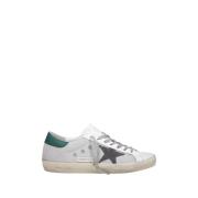 Golden Goose Perforerad läderstjärna häl sneakers Gray, Herr