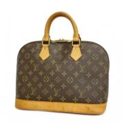 Louis Vuitton Vintage Pre-owned Tyg handvskor Brown, Dam