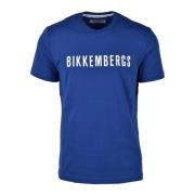 Bikkembergs Bomull Elastan T-shirt Blue, Herr