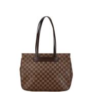 Louis Vuitton Vintage Pre-owned Laeder axelremsvskor Brown, Dam