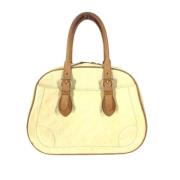 Louis Vuitton Vintage Pre-owned Canvas louis-vuitton-vskor White, Dam