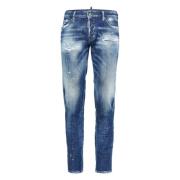 Dsquared2 Klassiska Denim Jeans för vardagsbruk Blue, Dam