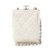 Chanel Vintage Pre-owned Laeder chanel-vskor White, Dam