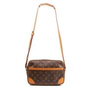 Louis Vuitton Vintage Pre-owned Canvas louis-vuitton-vskor Brown, Dam