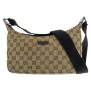 Gucci Vintage Pre-owned Canvas crossbodyvskor Brown, Dam