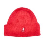 Kangol Mjuk Furgora Cuff Beanie i Scarlet Red, Herr