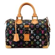 Louis Vuitton Vintage Pre-owned Laeder handvskor Black, Dam