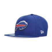 New Era Buffalo Bills Draft Flat Skärm Mössa Blue, Unisex