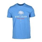 Bikkembergs Stilfull bomull T-shirt kollektion Blue, Herr