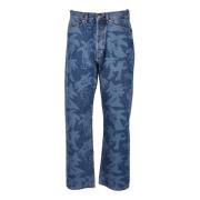 Palm Angels Jeans Blue, Herr