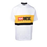 Diesel Bomull T-shirt White, Herr