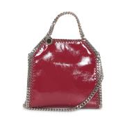 Stella McCartney Burgundy Crinkle Väska med Kedjehandtag Red, Dam