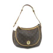 Louis Vuitton Vintage Pre-owned Canvas axelremsvskor Brown, Dam