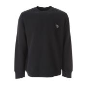 PS By Paul Smith Svart Zebra Logo Sweatshirt Black, Herr