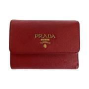 Prada Vintage Pre-owned Laeder plnbcker Red, Dam