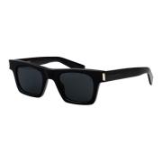 Saint Laurent Klassiska svarta solglasögon SL 719 Black, Herr