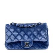 Chanel Vintage Pre-owned Canvas chanel-vskor Blue, Dam