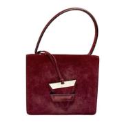 Loewe Pre-owned Pre-owned Mocka handvskor Red, Dam