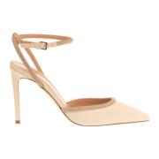 Ninalilou Ivory Strass Slingback Klackar Beige, Dam