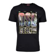 Diesel Bomull T-shirt Black, Herr