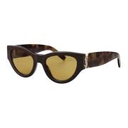 Saint Laurent Stiliga solglasögon SL M94 Brown, Dam