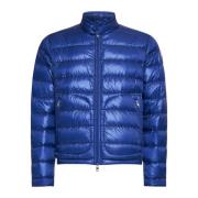 Moncler Elektrisk Blå Quiltad Dunjacka Blue, Herr