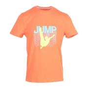 Bikkembergs Bomull Elastan T-shirt Orange, Herr