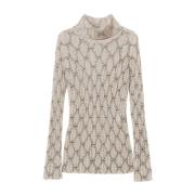 Twinset Kräm Sweaters Set Beige, Dam