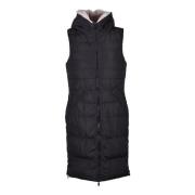 Rino&Pelle Puffer Vest i Polyester Black, Dam