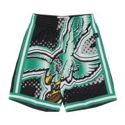 Mitchell & Ness Philadelphia Eagles NFL Mode Shorts Green, Herr