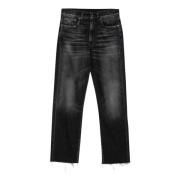 R13 Boyfriend Jeans Black, Dam