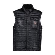 Moncler Ärmlös Ollon Väst för Män Black, Herr