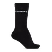 Dsquared2 Strumpor med logotyp Black, Herr