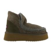 Mou Mini Eskimo Platform Boot Green, Dam