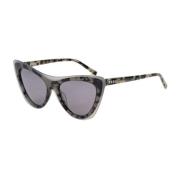 DKNY Havana Grey Acetat Dam Solglasögon Gray, Dam