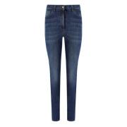 Elisabetta Franchi Blå Skinny Jeans Blue, Dam