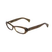 Alexander McQueen Beige Acetatramar med pärlur Beige, Dam