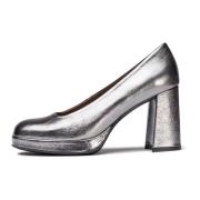 Wonders Tacones Captain Plomo - Talla: 42,Color: Metalizados Gray, Dam