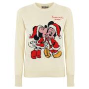 MC2 Saint Barth Disney Sweater Cream Beige, Dam