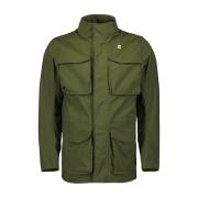 K-Way Stretch Nylon Manphy Parka för Män Green, Herr