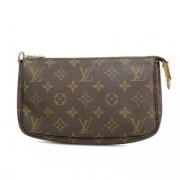 Louis Vuitton Vintage Pre-owned Tyg louis-vuitton-vskor Brown, Dam