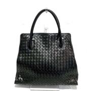 Bottega Veneta Vintage Pre-owned Laeder axelremsvskor Black, Dam